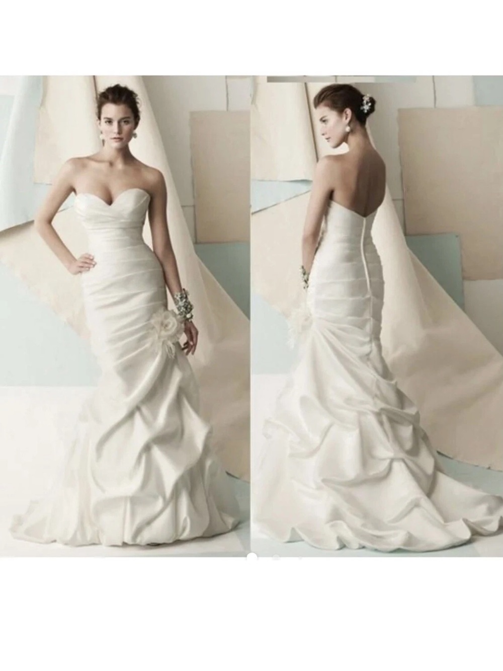 Mikaella Bridal Canadian Couture Size 12 (Floral not included)